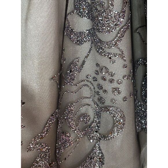 Hailey Logan by Adrianna Papel Mini Dress Hot Pink/black/silver  Size 7/8 - Picture 5 of 9